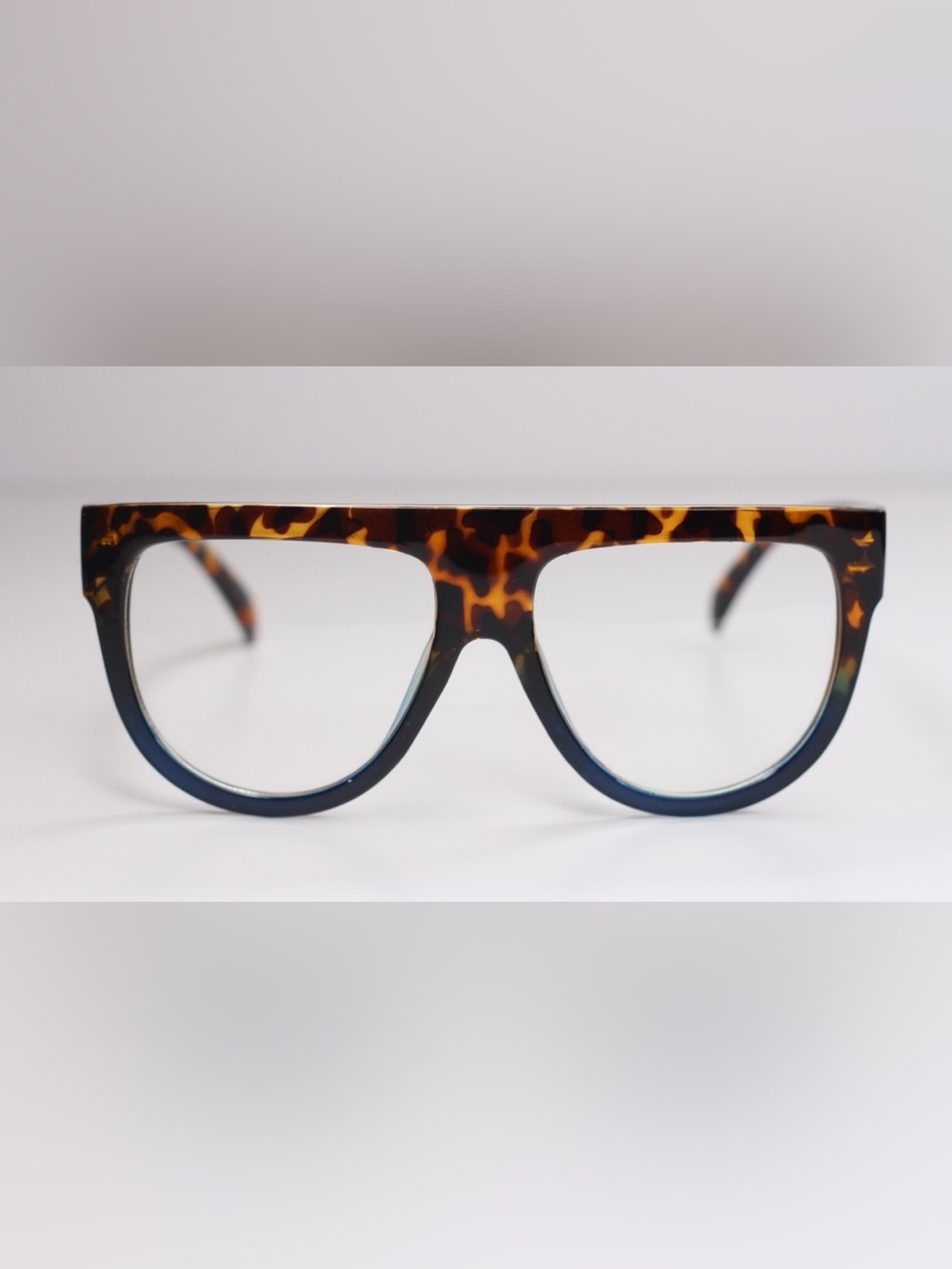 Square Women's Glasses - Clear Lens